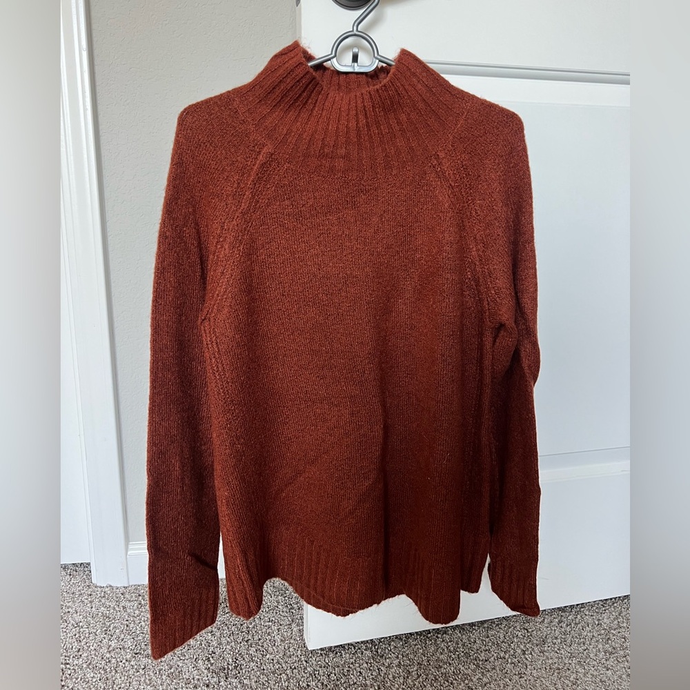 Burnt orange sweater